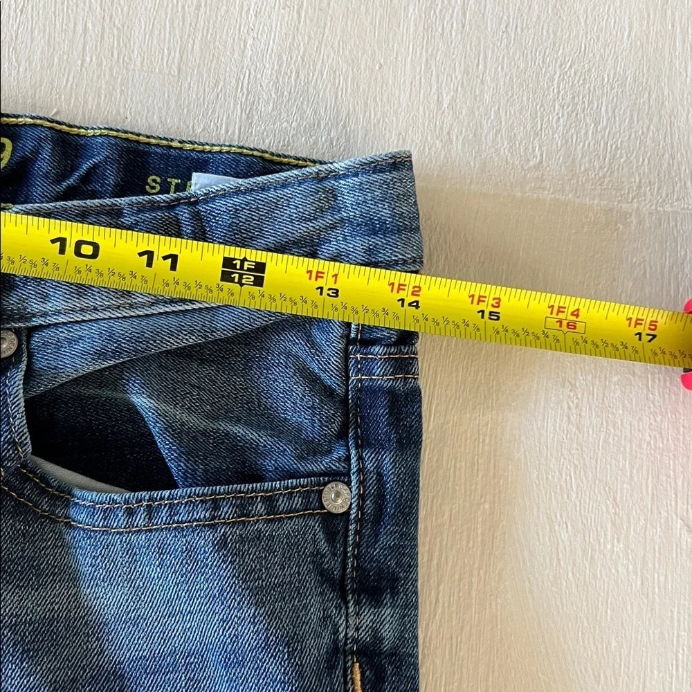 Gap Kids 1969 Straight Leg Jeans Size 14 Distressed Medium Wash Denim